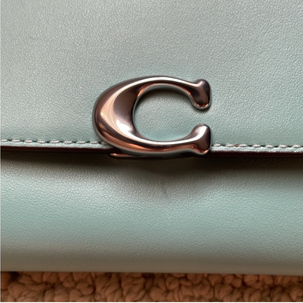 Coach Blue Leather Wallet - Picture 2 of 16